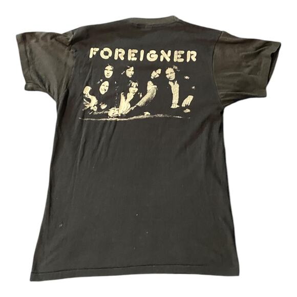 Vintage single stitch made in usa 1978 Foreigner Double Vision tour tee - Picture 3 of 7